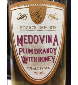 Bozic's Medovina Plum Brandy with Honey
